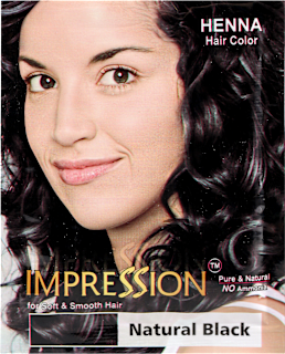 Pure&Natural kana za kosu - Natural black IMPRESSION