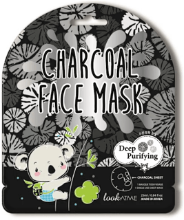 Maschera viso in tessuto purificante al carbone lookATME
