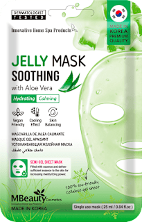 JELLY SOOTHING gel maska za lice u maramici MBeauty