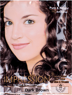 Pure&Natural kana za kosu - Dark Brown IMPRESSION