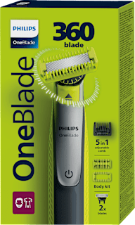 Holiaci strojček na tvár a telo OneBlade 360 blade 5v1 QP2834/23 PHILIPS OneBlade