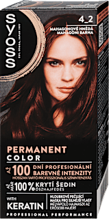 Vopsea de păr permanentă 4-2 Șaten Mahon syoss
