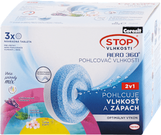 Náhradné tablety Stop vlhkosti - mix vôní Ceresit