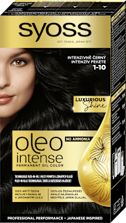 barva na vlasy Intenzivně černý 1-10 Syoss Oleo Intense