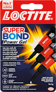Sekundové lepidlo Super Bond Power Gel Mini Trio Loctite