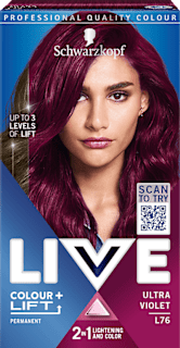 Боя за коса Colour + Lift - Nr. L76 Ултра виолетов Schwarzkopf LIVE