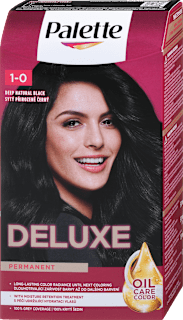 Barva za lase 1-0, naravno intenzivno črna Palette DELUXE