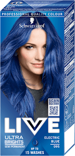 LIVE barva na vlasy Electric Blue 095 Schwarzkopf LIVE