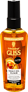 Hajolaj Daily Oil-Elixir, száraz sérült hajra Schwarzkopf GLISS