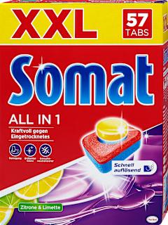 All In 1 Geschirrspültabs Zitrone & Limette XXL Somat