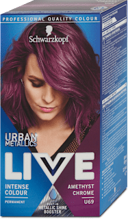 Tartós hajfesték, amethyst chrome U69 Schwarzkopf LIVE