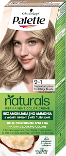 Boja za kosu – 9-1 hladna bež-plava Palette naturals COLOR CREME