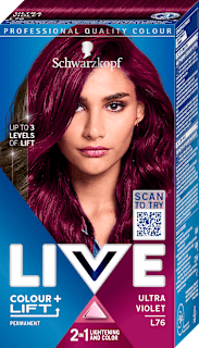 Colour + Lift – L76 ultra ljubičasta Schwarzkopf LIVE