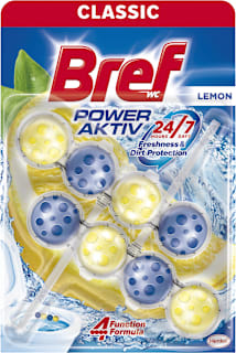 CLASSIC POWER AKTIV WC osveživač - LEMON, 2x50g Bref