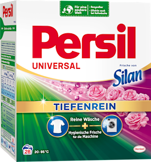 Universal Tiefenrein Waschpulver Silan Rose Persil