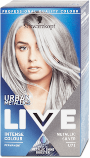 Vopsea de păr permanentă U71 Metallic Silver Schwarzkopf LIVE