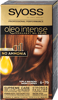Boja za kosu – 6-76 topla bakrena syoss Oleo Intense