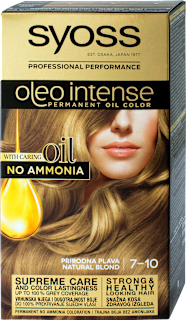 Boja za kosu – 7-10 prirodna plava syoss Oleo Intense