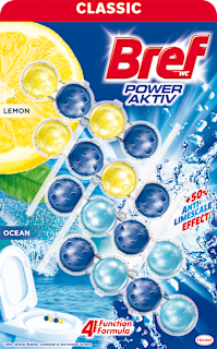 Odorizant toaletă Power Aktiv lemon și ocean Bref