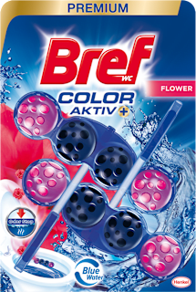Blue Aktiv wc tiszító blokk Fresh Flower (2 x 50g) Bref