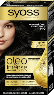 Farba na vlasy - 1.10 intenzívna čierna Syoss Oleo Intense