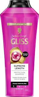 Шампоан за дълга коса Supreme Length  Schwarzkopf GLISS