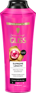 šampon na vlasy Supreme Length Schwarzkopf GLISS