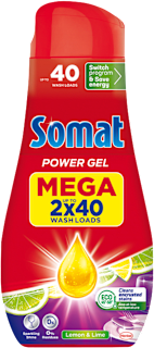 All in 1 gel do myčky Lemon & Lime 2x720 ml Somat