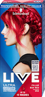 Ultra Brights Semi-permanente Tönung - Nr. 092 Pillar Box Red Schwarzkopf LIVE