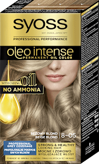 Farba do włosów 8-05 Beżowy Blond  Syoss Oleo Intense