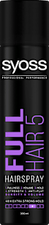 Lakier do włosów Full hair 5D syoss