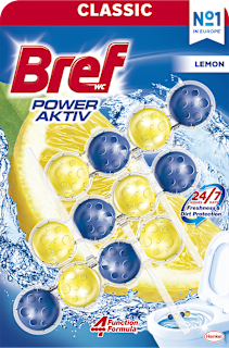 WC obešanka Power Aktiv Lemon Bref