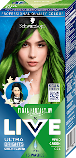 Barva za lase Ultra Brights, 024 Vivid Green Schwarzkopf LIVE