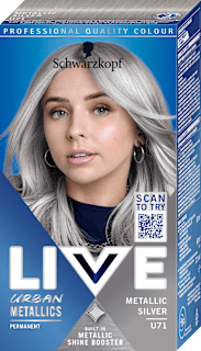 Barva za lase Urban Metallics, U71 Metallic Silver Schwarzkopf LIVE