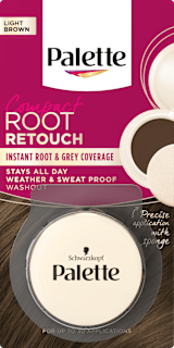 Kompaktný púder na zakrytie odrastov Compact Root Retouch - svetlohnedý Palette Intensive Color Creme