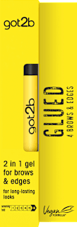 Гел за фиксация на вежди и коса 2в1 Glued got2b