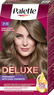 Boja za kosu 7-11 Cool Medium Blond Palette DELUXE