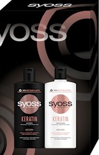 Комплект Keratin- Шампоан за коса, 440ml + Балсам за коса, 440ml syoss