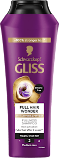 šampon na vlasy Full Hair Wonder Schwarzkopf GLISS