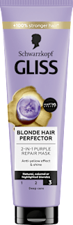 Маска за руса коса 2в1 Blonde Hair Perfector Schwarzkopf GLISS