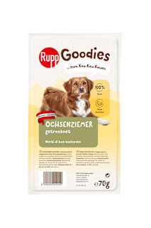 Hunde Kausnack Getrocknete Ochsenziemer Rupp