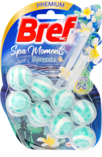 WC tisztító blokk Spa Moments, Serenity (2 x 50g) Bref