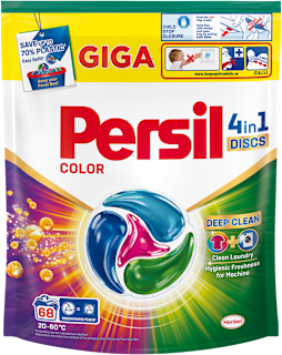Pracie kapsuly Discs 4v1 Deep Clean Color Persil