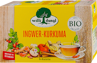 Đumbir i kurkuma organski čaj (20 kesica x 2g) willi dungl