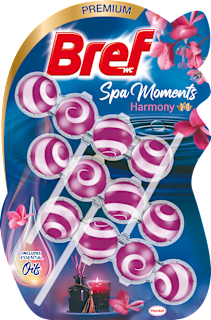 Spa Moments Harmony osvježivač za WC školjku, 3 x 50 g Bref