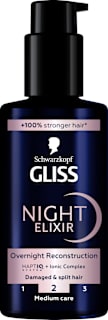 Нощен еликсир за коса Overnight Reconstruction Schwarzkopf GLISS
