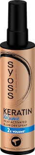 Sprej na ochranu vlasov pred teplom Keratin Volume syoss