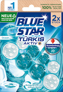 WC-Stein Türkis Aktiv+ Ocean BLUE STAR
