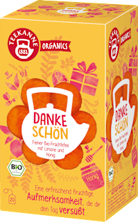 Früchtetee Organics Dankeschön Teekanne