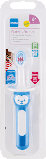 Detská zubná kefka s krátkou rúčkou Baby´s Brush - od 6. mesiaca mam